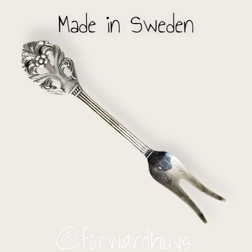 Bundle Sale 3 for $15 | Vintage Mini 2 Prong Fork | EPNS | Sweden Made